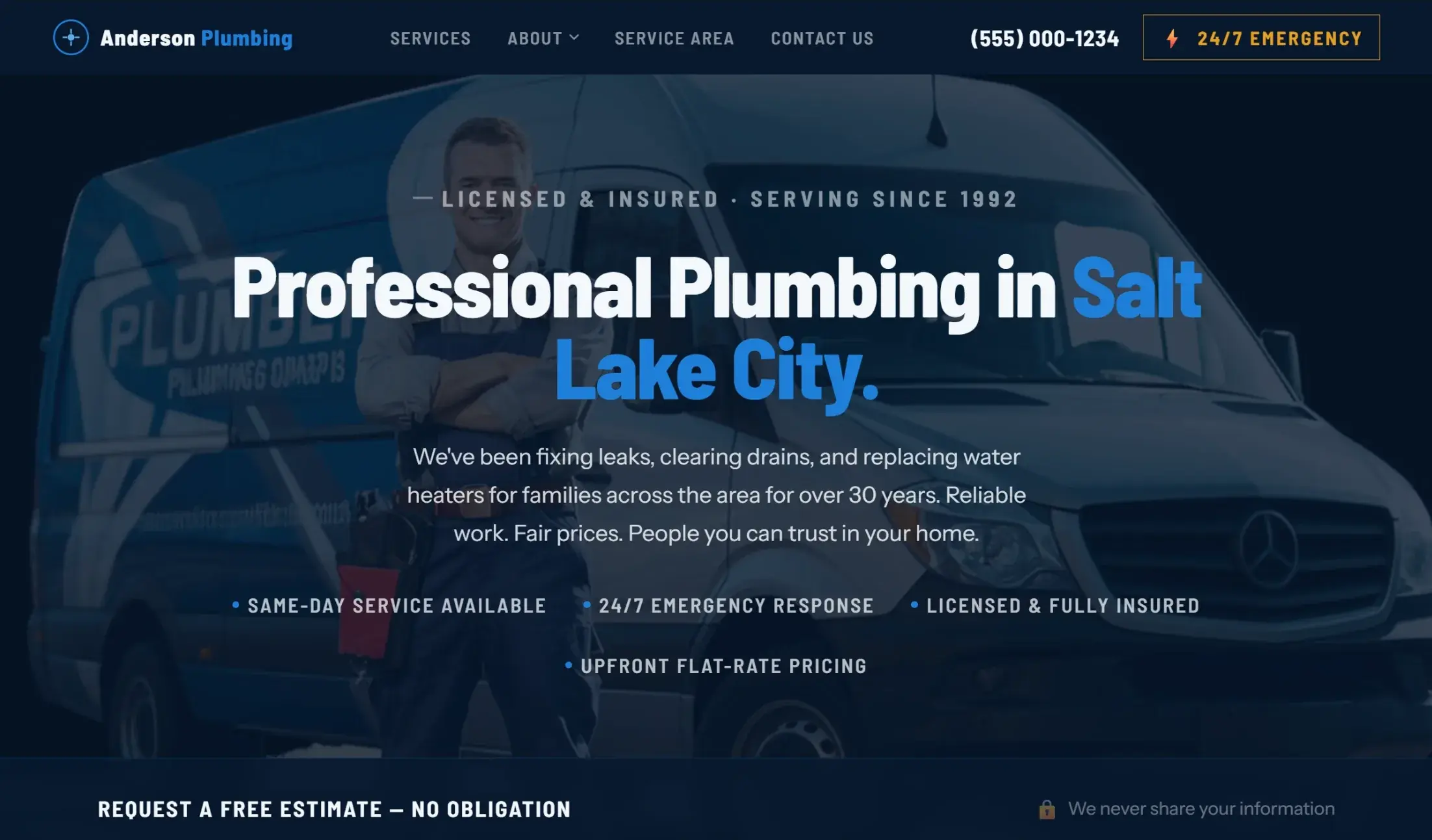 Plumbing Experts website